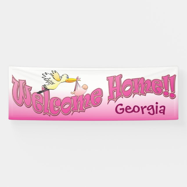 Addieren Sie Ihr eigenes willkommenes Banner (Horizontal)