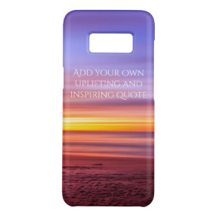 Addieren Sie Ihr eigenes Zitat, das Strand-Bild Case-Mate Samsung Galaxy S8 Hülle