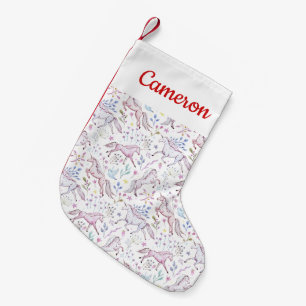 Addieren Sie Ihr Namens Kleiner Weihnachtsstrumpf