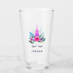 Addieren Sie Ihr Namens  niedliches magisches Glas