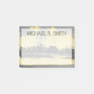 Addieren Sie Ihr Namens  Radar II Post-it Klebezettel