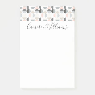 Addieren Sie Ihr Namens skandinavisches Post-it Klebezettel