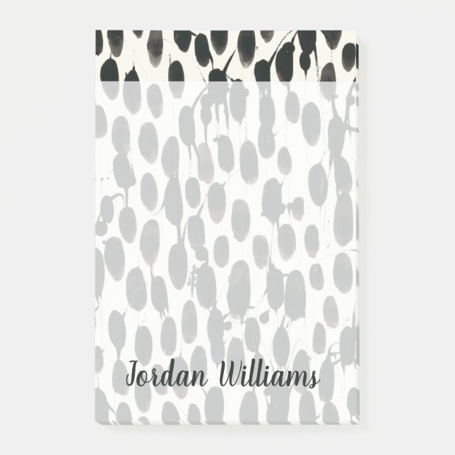 Addieren Sie Ihr Namens| unveränderliches Post-it Klebezettel (Vorderseite)