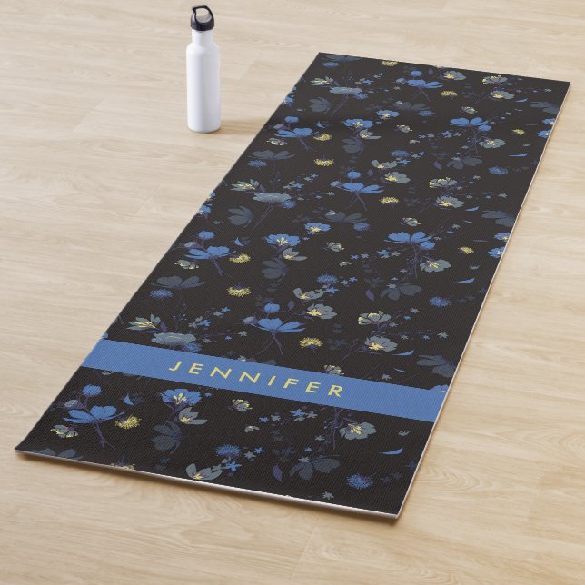 Addieren Sie Ihr Namens| Wind durchgebranntes Yogamatte (Beispiel)