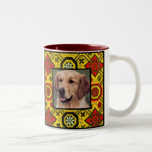 ADDIEREN SIE IHRE EIGENE FOTO-TASSE ZWEIFARBIGE TASSE (Rechts)