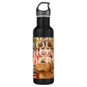 Addieren Sie Ihre eigene personalisierte Edelstahlflasche