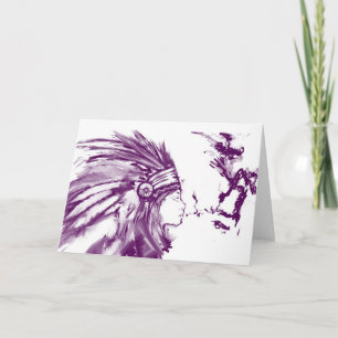 ADDIEREN Sie IHRE EIGENE TEXT Ureinwohner-Grafik Karte