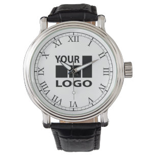 Addieren Sie Ihre Firmenlogo-römische Armbanduhr