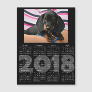 Addieren Sie Ihre Kalender-Magnetkarte des Magnetkarte
