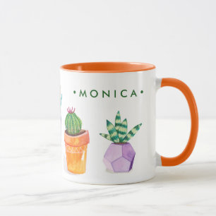 Addieren Sie Ihre Namens  saftige Anzeige Tasse