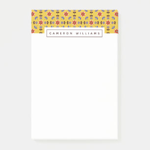 Addieren Sie Ihre Namens  skandinavische Post-it Klebezettel