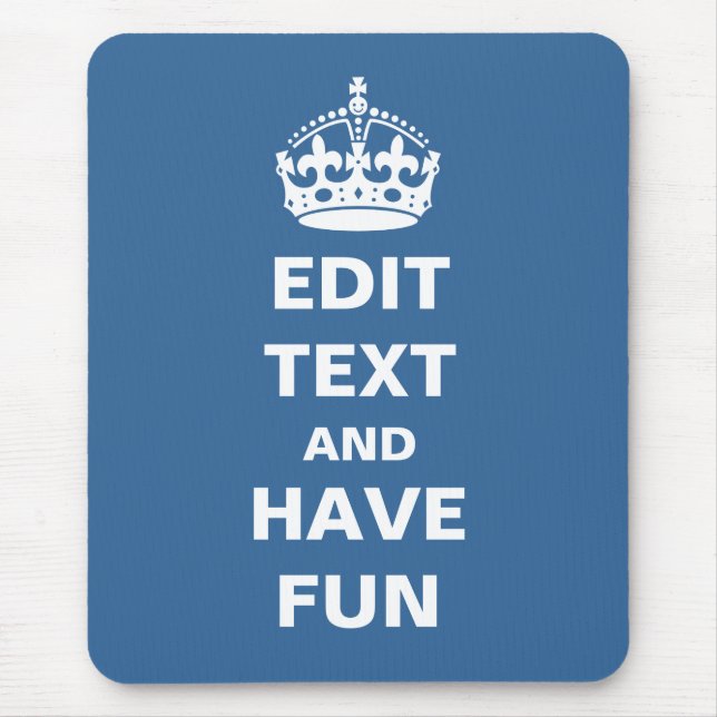 Addieren Sie Ihren eigenen Text hier! Mousepad (Vorne)