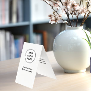 Addieren Sie Ihren Logo-modernen vertikalen Visitenkarten