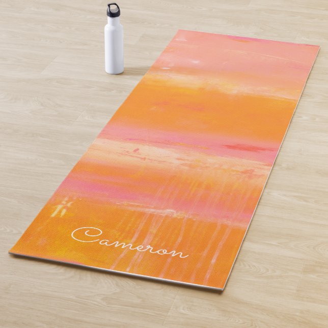 Addieren Sie Ihren Namens| karibischen Himmel Yogamatte (Beispiel)