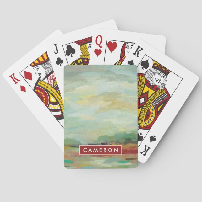 Addieren Sie Ihren Namens| Spielkarten (Rückseite)