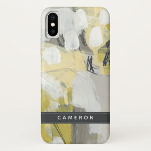 Addieren Sie Ihren Namens zitronengelben Nebel Case-Mate iPhone Hülle