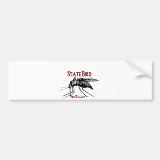 Addieren Sie Ihren Staat Name-Staat Vogel Autoaufkleber