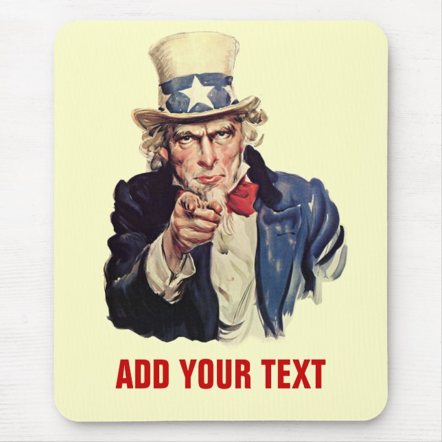 Addieren Sie Ihren Text Mousepad (Vorne)