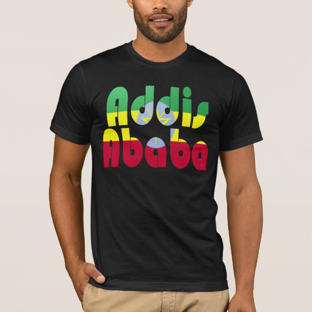 Addis Abeba, Äthiopien T-Shirt (Vorderseite)