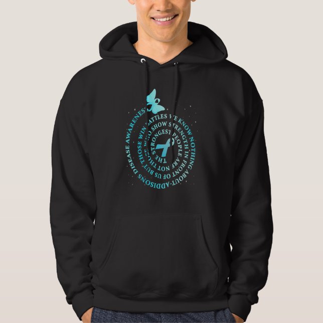 Addison Disease Warrior 1 Hoodie (Vorderseite)