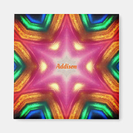 ADDISON ~ Gleaming Abstraktes Muster ~ Magnet