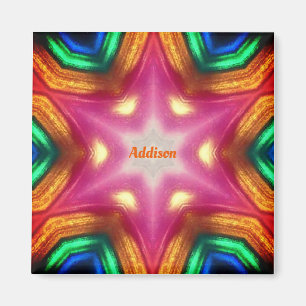 ADDISON ~ Gleaming Abstraktes Muster ~ Magnet