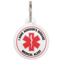 Addison-Krankheit Medizinischer Alarm Halsbandanhä
