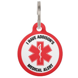 Addison-Krankheit Medizinischer Alarm Haustiermarke
