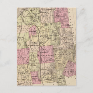 Addison Landkreis, Vermont Postkarte