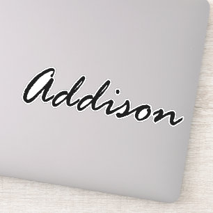Addison Name für Addison Aufkleber