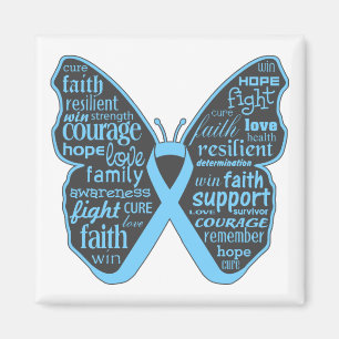 Addison's Disease Awareness Butterfly Magnet