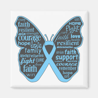Addison's Disease Awareness Butterfly Magnet