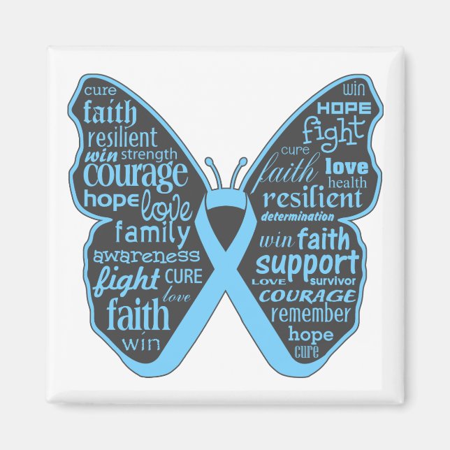 Addison's Disease Awareness Butterfly Magnet (Vorne)