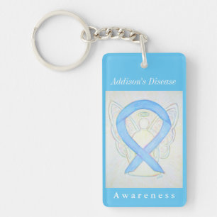 Addison's Disease Awareness Ribbon Angel Schlüssel Schlüsselanhänger