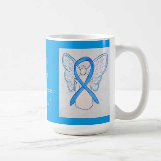 Addison's Disease Awareness Ribbon Angel Tasse (Rechts)
