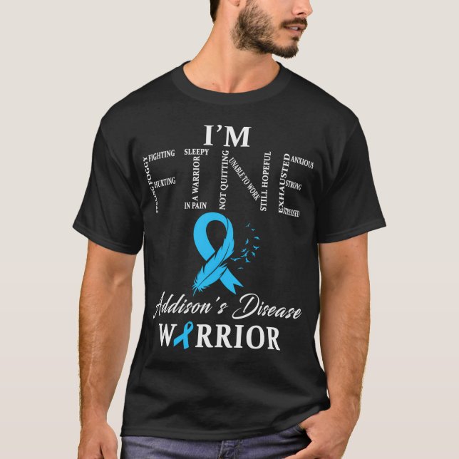 Addison's Disease Warrior I T-Shirt (Vorderseite)