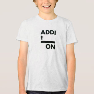 Addition T-Shirt - Weil Liebe multipliziert! Tri-Blend Shirt