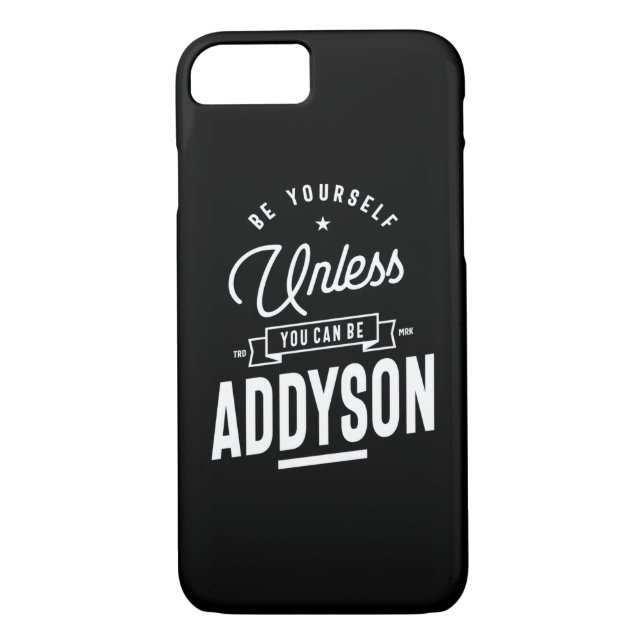 Addyson Personalisiert Name Birthday Case-Mate iPhone Hülle (Rückseite)