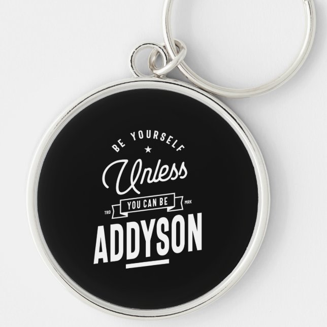 Addyson Personalisiert Name Birthday Schlüsselanhänger (Vorne)