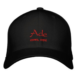 Ade Name Cap / Hat Bestickte Kappe