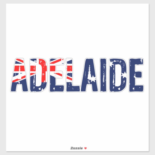 Adelaide Australia Aufkleber (Blatt)