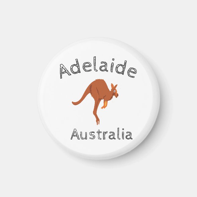 Adelaide Australia Kangaroo Magnet (Vorne)