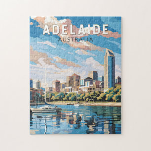 Adelaide Australien Reise Kunst Vintage
