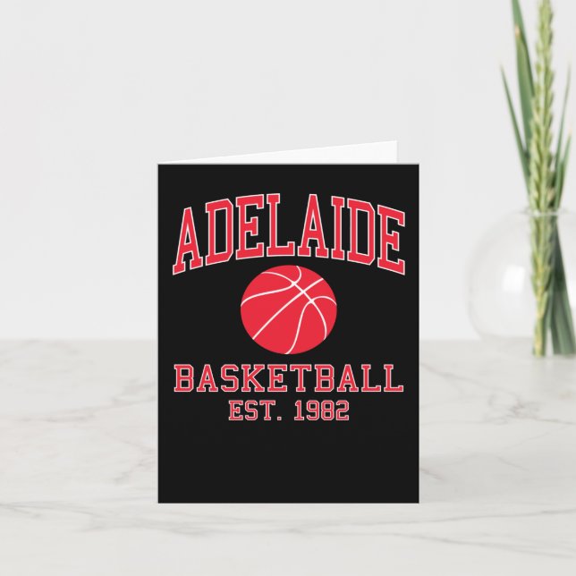 Adelaide Basketball Karte (Vorderseite)