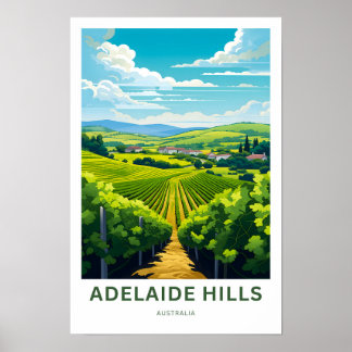 Adelaide Hills Australia Travel Print Poster