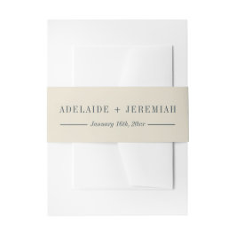 Adelaide | Kurierte Farben | Hochzeit Einladungsbanderole