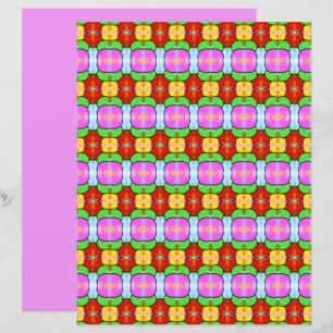 Adelaide Scrapbook Paper - Pink / Lilac