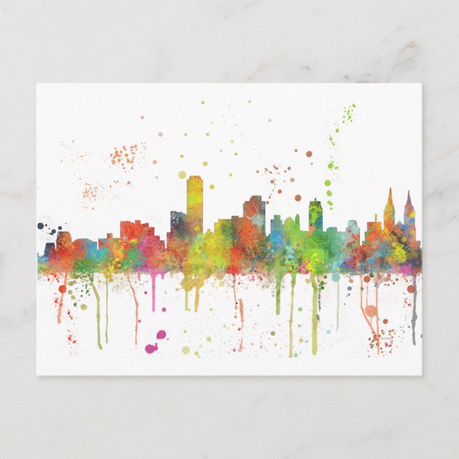 ADELAIDE, SÜDAUSTRALIENSKYLINE POSTKARTE (Vorderseite)
