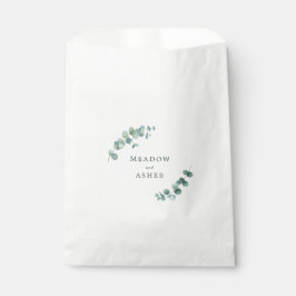 Adelaide Watercolor Eucalyptus Wedding Geschenktütchen