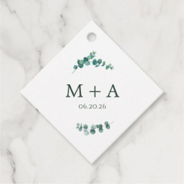 Adelaide Wedding Monogram Geschenkanhänger
